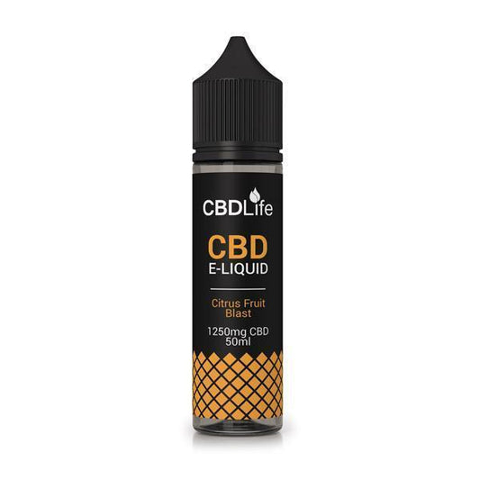 CBDLife 1250mg CBD 50ml E-Liquid (50VG/50PG) - remedykartelcbd1stop