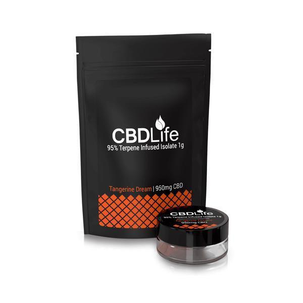 CBDLife 95% CBD Terpene Infused Isolate 1g - remedykartelcbd1stop