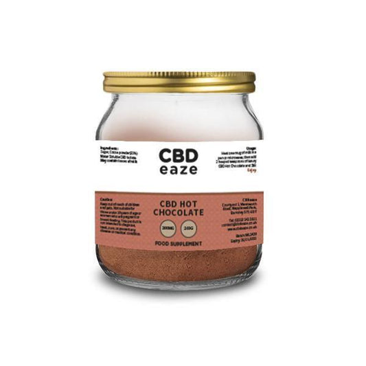 CBDeaze 200mg CBD Hot Chocolate - 200g - remedykartelcbd1stop