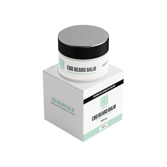 Pure 500mg CBD Beard Balm - 50g - remedykartelcbd1stop