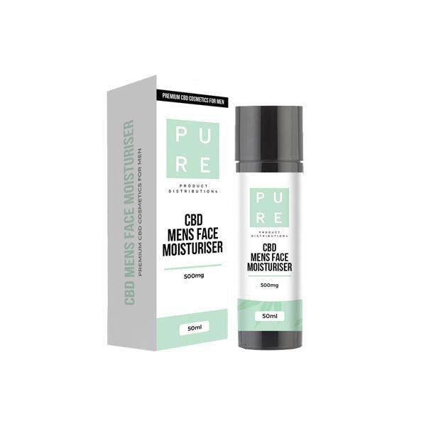 Pure 500mg CBD Mens Moisturiser - 50ml - remedykartelcbd1stop