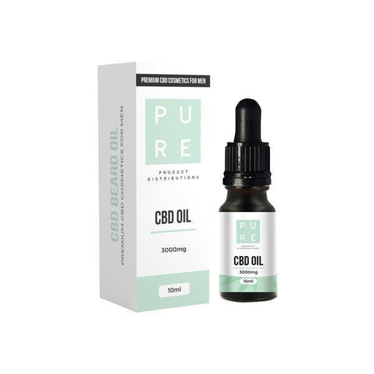 Pure 3000mg CBD Beard Oil - 10ml - remedykartelcbd1stop