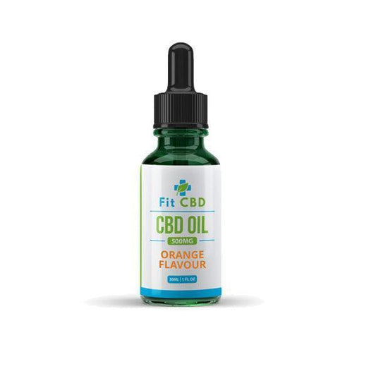 Fit CBD Tincture Oil 500mg CBD Orange 30ml - remedykartelcbd1stop