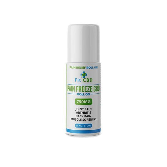 Fit CBD 750mg CBD Freeze Roll On 90ml - remedykartelcbd1stop