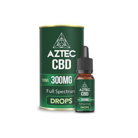 Aztec CBD Full Spectrum Hemp Oil 300mg CBD 10ml - remedykartelcbd1stop