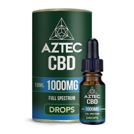 Aztec CBD Full Spectrum Hemp Oil 1000mg CBD 10ml - remedykartelcbd1stop