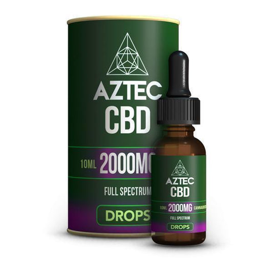 Aztec CBD Full Spectrum Hemp Oil 2000mg CBD 10ml - remedykartelcbd1stop