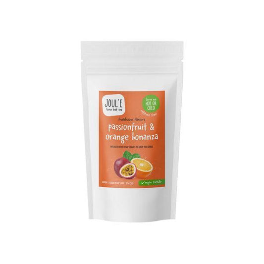 Joul'e 2% CBD Passionfruit & Orange Bonanza Tea Fruit & Hemp Leaf Drink - 40g - remedykartelcbd1stop