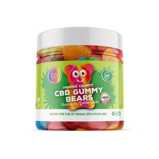Orange County 400mg CBD Gummy Bears - Small Pack - remedykartelcbd1stop