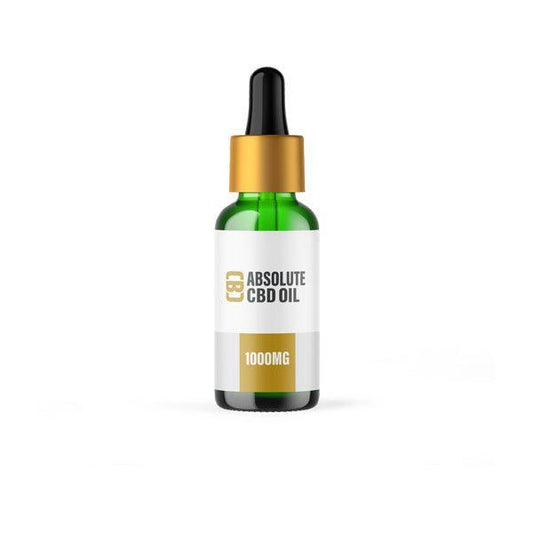 CBD Asylum 1000mg Absolute CBD Oil 20ml (BUY 1 GET 2 FREE) - remedykartelcbd1stop