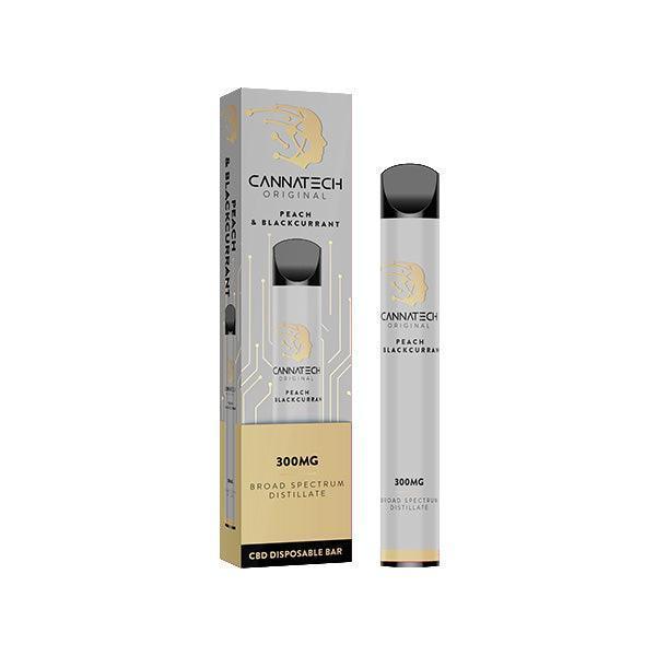 Cannatech 300mg CBD Disposable Bar Vape Device 600 Puffs - remedykartelcbd1stop
