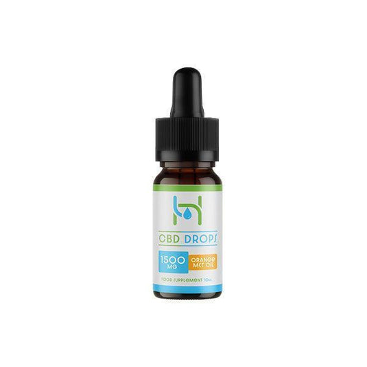 Horizon Labs Orange 1500mg CBD MCT Tincture Oil - 10ml - remedykartelcbd1stop