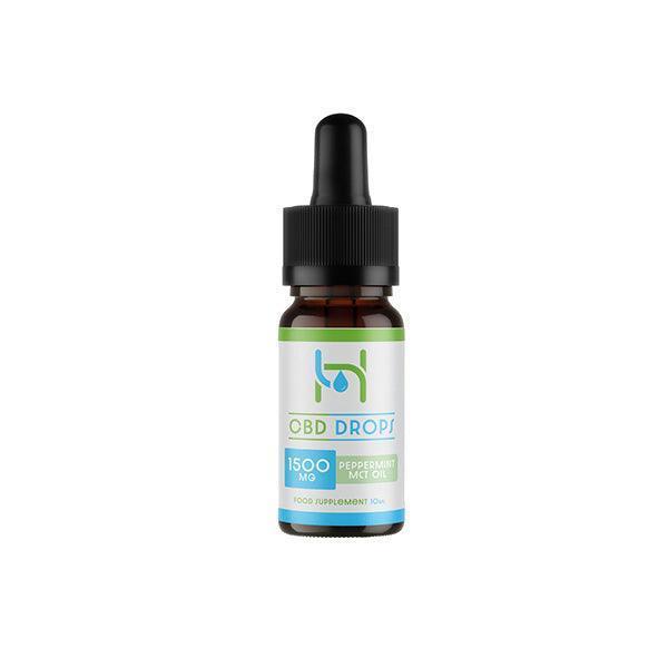 Horizon Labs Peppermint 1500mg CBD MCT Tincture Oil - 10ml - remedykartelcbd1stop