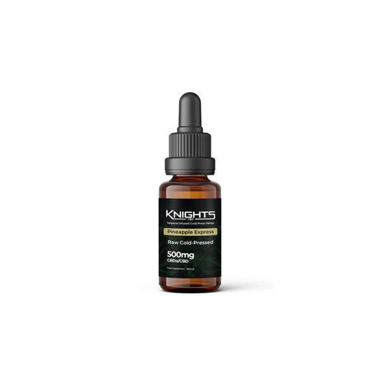 Knights CBD 500mg CBDa-CBD Pineapple Blend Raw Cold-Pressed Oil - 30ml - remedykartelcbd1stop