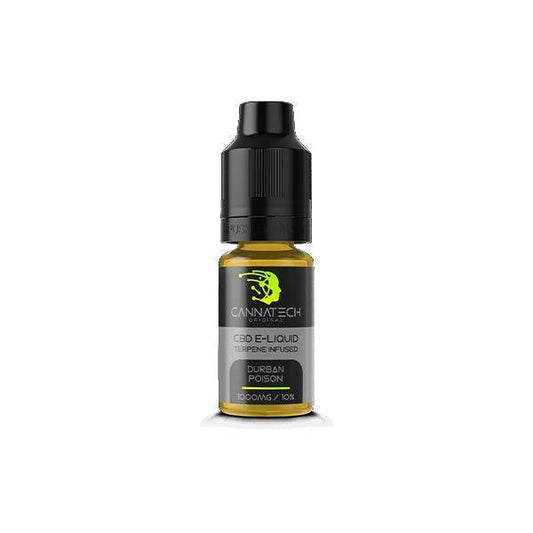 Cannatech 500mg Terpene Infused CBD E-liquid 10ml (70PG/30VG) - remedykartelcbd1stop