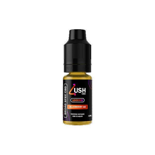 Lush CBD 1000mg Terpene Infused Broad Spectrum CBD E-liquid 10ml (70PG/30VG) - remedykartelcbd1stop