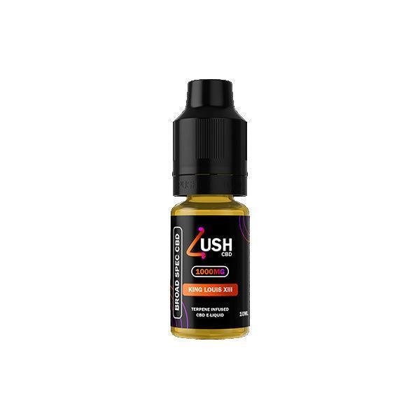 Lush CBD 1000mg Terpene Infused Broad Spectrum CBD E-liquid 10ml (70PG/30VG) - remedykartelcbd1stop