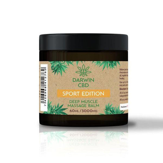 Darwin CBD 3000mg CBD Sport Edition Massage Balm - 60ml - remedykartelcbd1stop