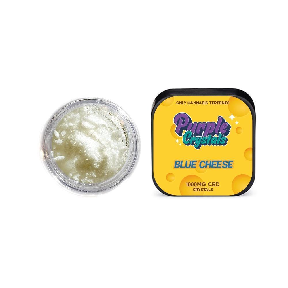 Purple Crystals by Purple Dank 1000mg CBD Crystals - Blue Cheese - remedykartelcbd1stop