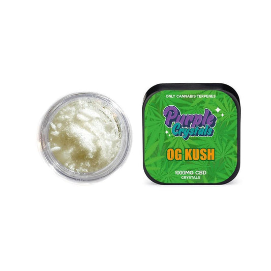 Purple Crystals by Purple Dank 1000mg CBD Crystals - OG Kush - remedykartelcbd1stop