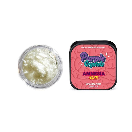 Purple Crystals by Purple Dank 1000mg CBD Crystals - Amnesia Haze - remedykartelcbd1stop