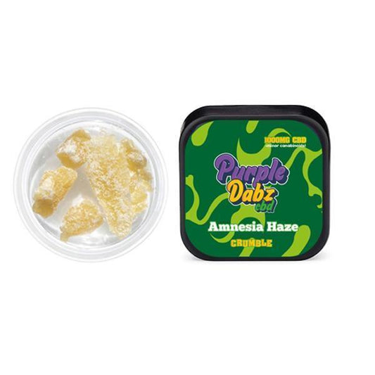 Purple Dabz by Purple Dank 1000mg CBD Crumble - Amnesia Haze - remedykartelcbd1stop