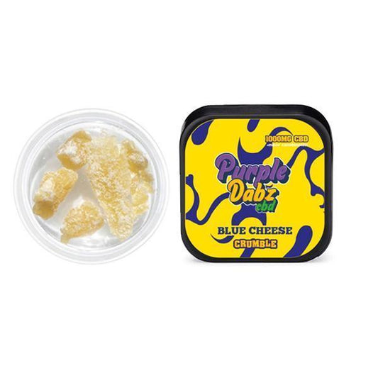 Purple Dabz by Purple Dank 1000mg CBD Crumble - Blue Cheese - remedykartelcbd1stop