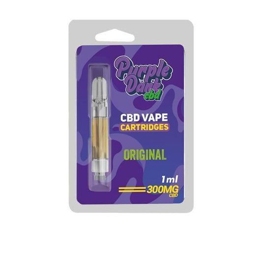 Purple Dabz CBD Vape Cartridges 300 & 600 MG - Original - remedykartelcbd1stop