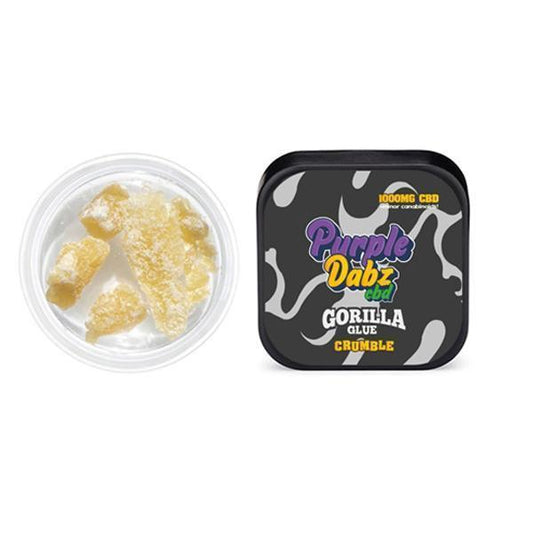 Purple Dabz by Purple Dank 1000mg CBD Crumble - Gorilla Glue - remedykartelcbd1stop
