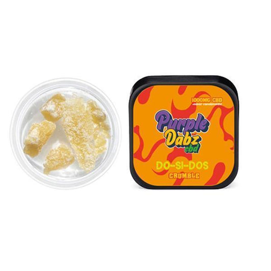 Purple Dabz by Purple Dank 1000mg CBD Crumble - DO-SI-DOS - remedykartelcbd1stop