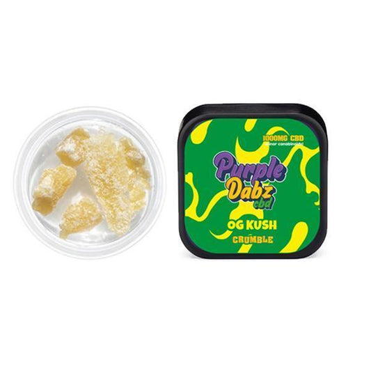Purple Dabz by Purple Dank 1000mg CBD Crumble - OG Kush - remedykartelcbd1stop