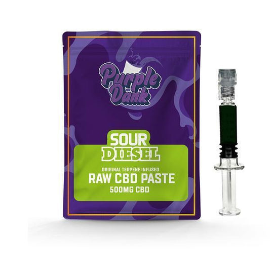 Purple Dank 1000mg CBD Raw Paste with Natural Terpenes - Sour Diesel - remedykartelcbd1stop