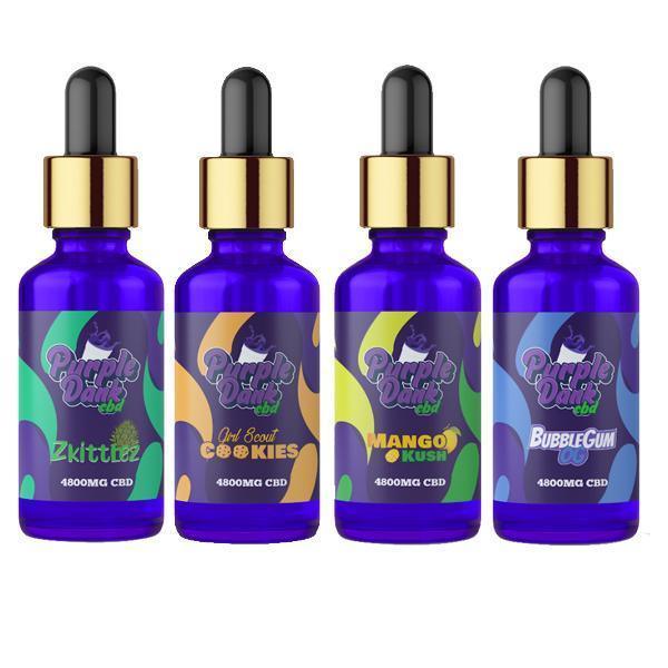 Purple Dank CBD Flavoured CBD Oil 4800mg CBD Oil 30ml - remedykartelcbd1stop