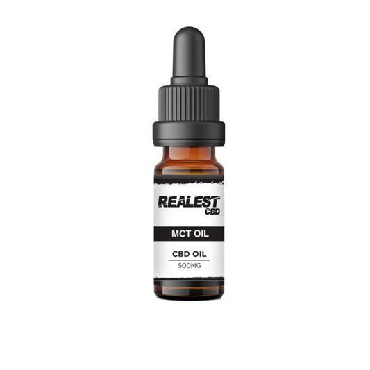 Realest CBD 500mg CBD 10ml MCT Oil - remedykartelcbd1stop