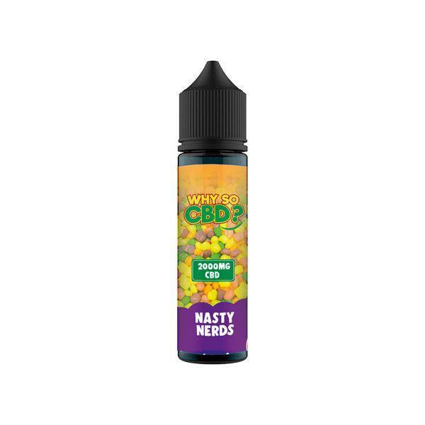 Why So CBD? 2000mg Full Spectrum CBD E-liquid 60ml - remedykartelcbd1stop