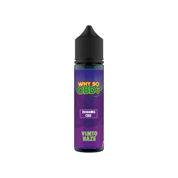 Why So CBD? 2000mg Full Spectrum CBD E-liquid 60ml - remedykartelcbd1stop