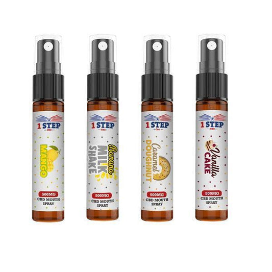 1 Step CBD 500mg CBD Mouth Spray 10ml (BUY 1 GET 1 FREE) - remedykartelcbd1stop