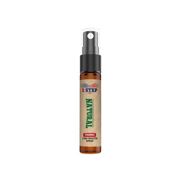 1 Step CBD 750mg CBD Natural Mouth Spray 10ml (BUY 1 GET 1 FREE) - remedykartelcbd1stop