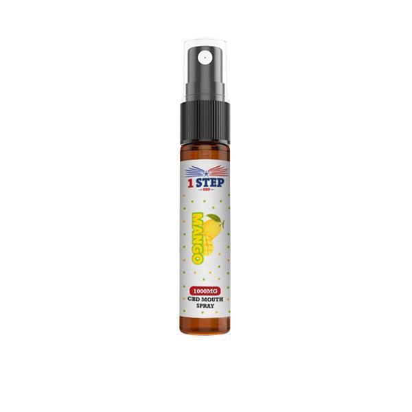 1 Step CBD 1000mg CBD Mouth Spray 10ml (BUY 1 GET 1 FREE) - remedykartelcbd1stop