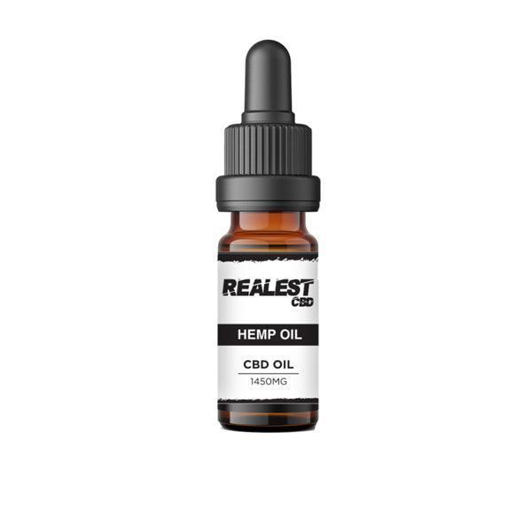 Realest CBD 1450mg CBD 10ml Hemp Oil (BUY 1 GET 1 FREE) - remedykartelcbd1stop