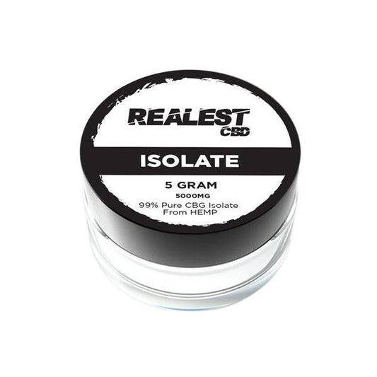 Realest CBD 5000mg CBG Isolate (BUY 1 GET 1 FREE) - remedykartelcbd1stop
