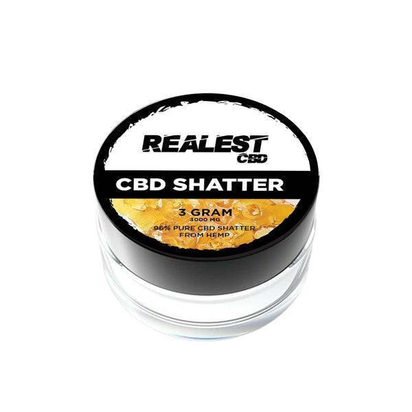 Realest CBD 3000mg CBD Shatter (BUY 1 GET 1 FREE) - remedykartelcbd1stop