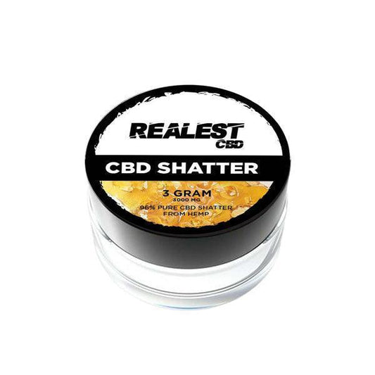 Realest CBD 3000mg CBD Shatter (BUY 1 GET 1 FREE) - remedykartelcbd1stop