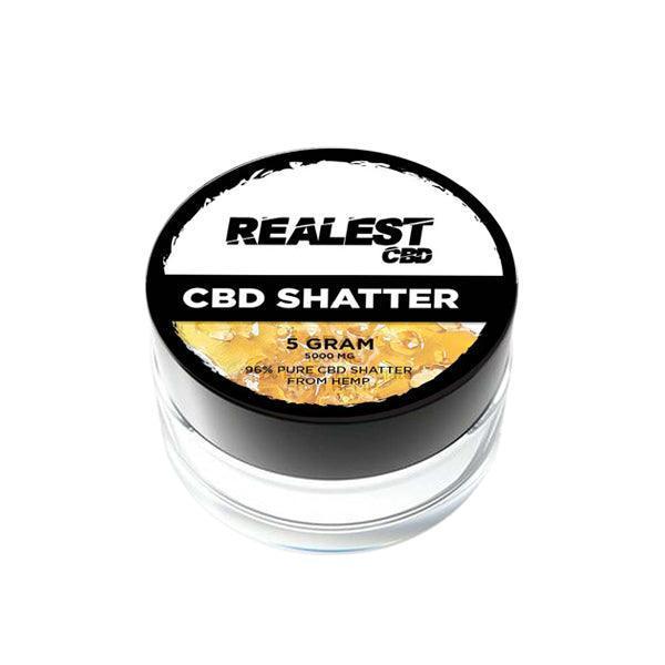 Realest CBD 5000mg CBD Shatter (BUY 1 GET 1 FREE) - remedykartelcbd1stop