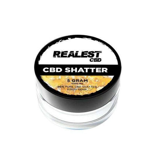 Realest CBD 5000mg CBD Shatter (BUY 1 GET 1 FREE) - remedykartelcbd1stop