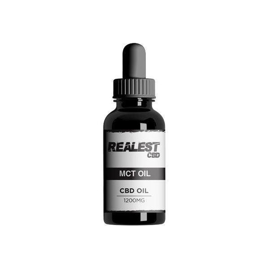 Realest CBD 1200mg CBD MCT Oil - 30ml (BUY 1 GET 1 FREE) - remedykartelcbd1stop
