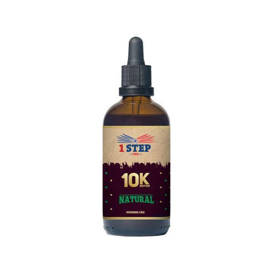 1 Step CBD 10000mg CBD Natural Oil 10K Edition 100ml (BUY 1 GET 1 FREE) - remedykartelcbd1stop