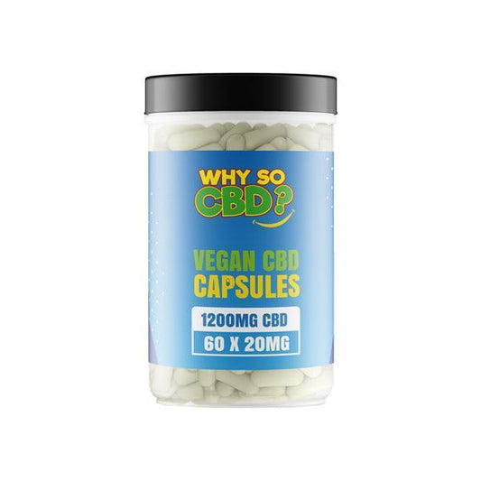 Why So CBD? 1200mg CBD Vegan Capsules - 60 Caps - remedykartelcbd1stop