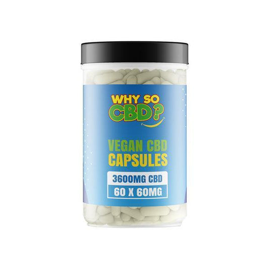 Why So CBD? 3600mg CBD Vegan Capsules - 60 Caps - remedykartelcbd1stop
