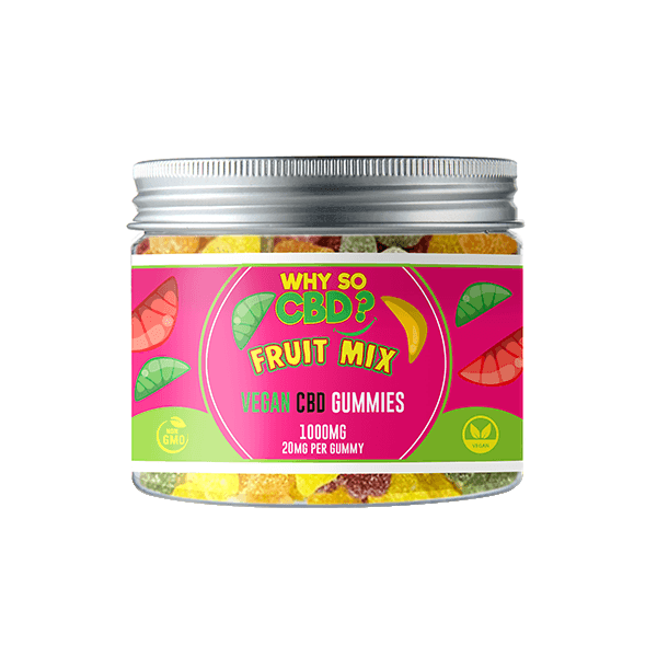 Why So CBD? 1000mg CBD Small Vegan Gummies - 11 Flavours - remedykartelcbd1stop